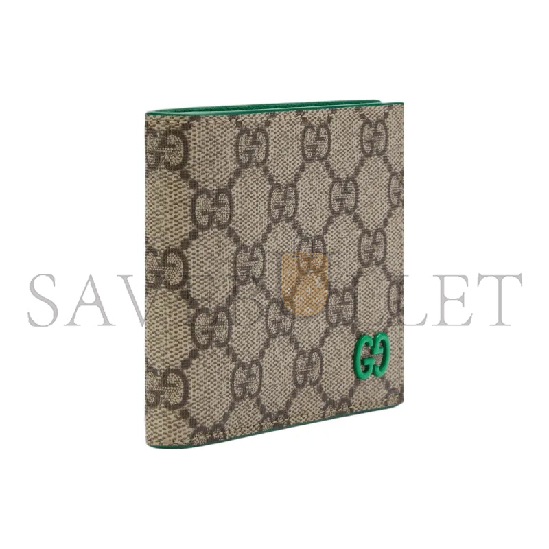 Gvc*1 green interior gg bi-fold wallet 768243 (21*9cm)
